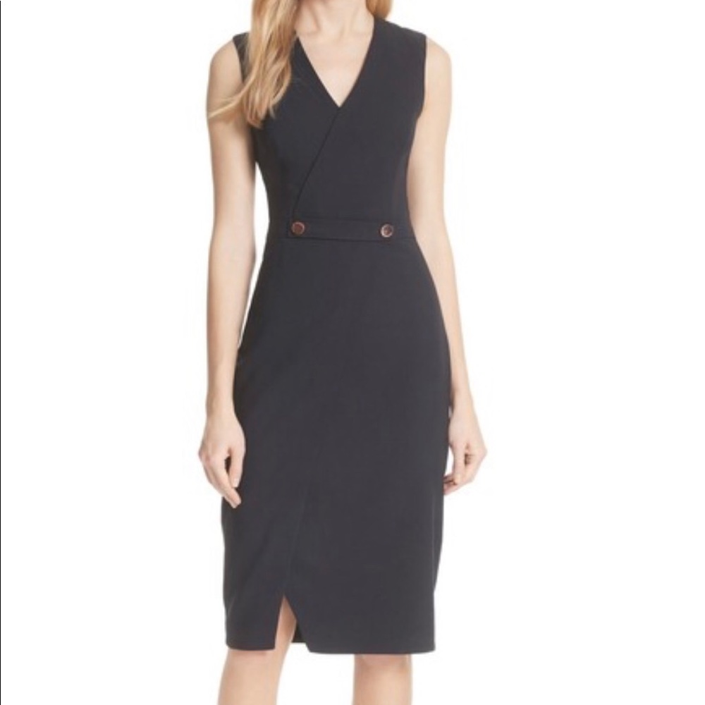 Ted Baker Cap Sleeved MIDI dress